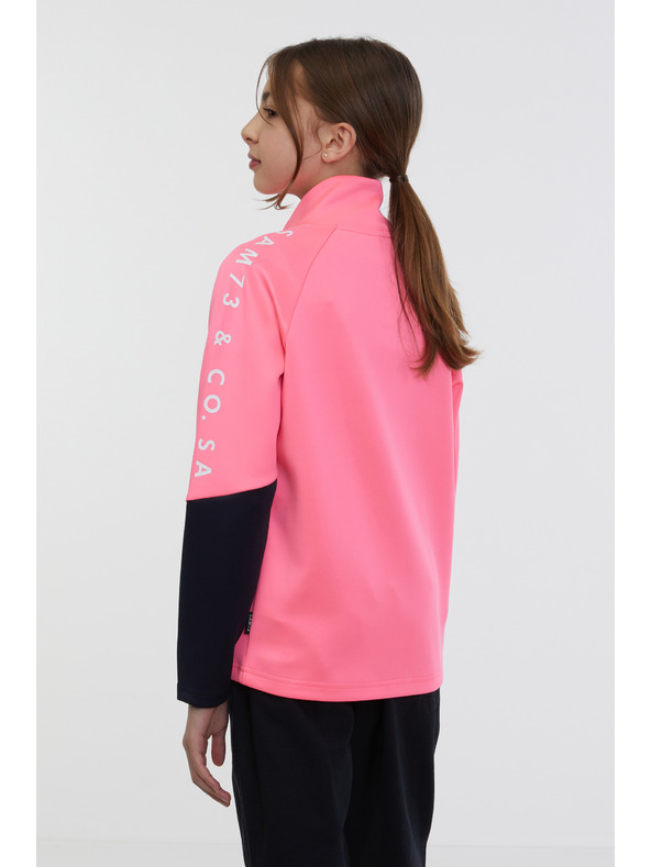 Sam 73 Růžová holčičí mikina na zip SAM 73 Nana