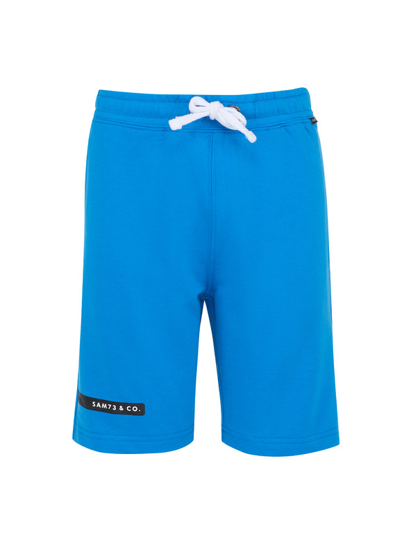 Sam 73 Modré klučičí teplákové kraťasy SAM 73 Flop