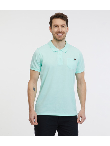 Sam 73 Tyrkysové pánské polo tričko SAM 73 Julián