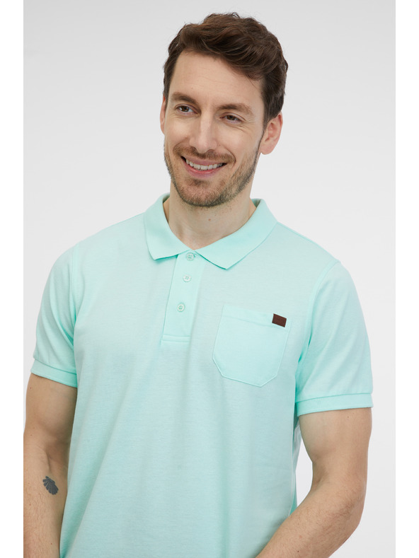 Sam 73 Tyrkysové pánské polo tričko SAM 73 Julián