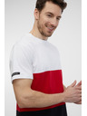 Sam 73 Bílo-červené pánské tričko SAM 73 Norman