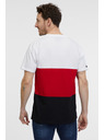 Sam 73 Bílo-červené pánské tričko SAM 73 Norman