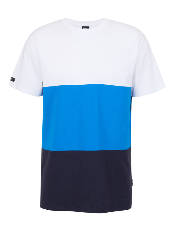 Sam 73 Bílo-modré pánské tričko SAM 73 Norman