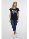 Sam 73 Tmavě modré dámské tričko SAM 73 Clorinda