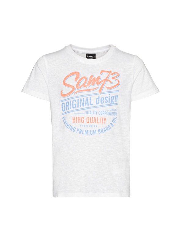 Sam 73 Bílé klučičí tričko SAM 73 Archie