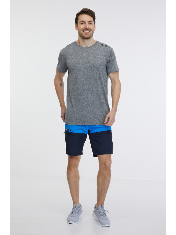 Sam 73 Šedé pánské žíhané tričko SAM 73 Fortunato