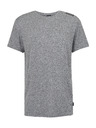 Sam 73 Šedé pánské žíhané tričko SAM 73 Fortunato