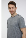 Sam 73 Šedé pánské žíhané tričko SAM 73 Fortunato