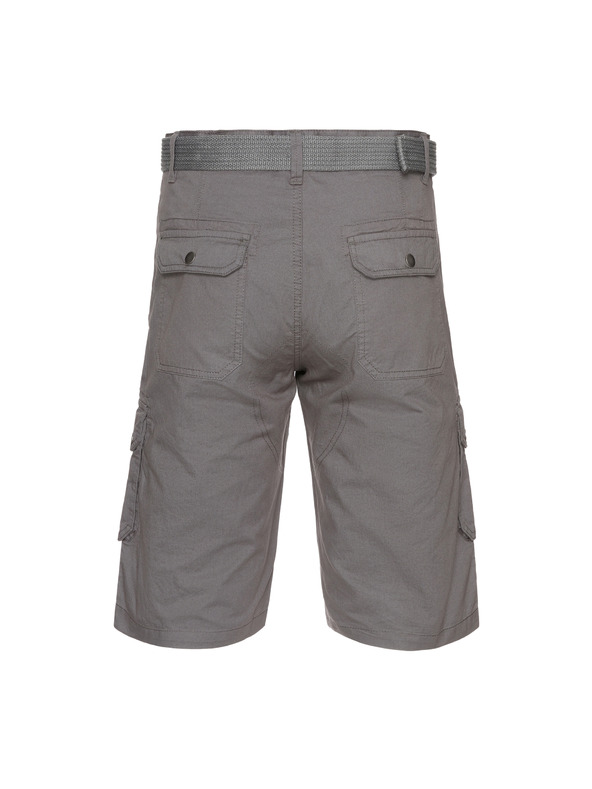 Sam 73 Šedé pánské kraťasy s kapsami SAM 73