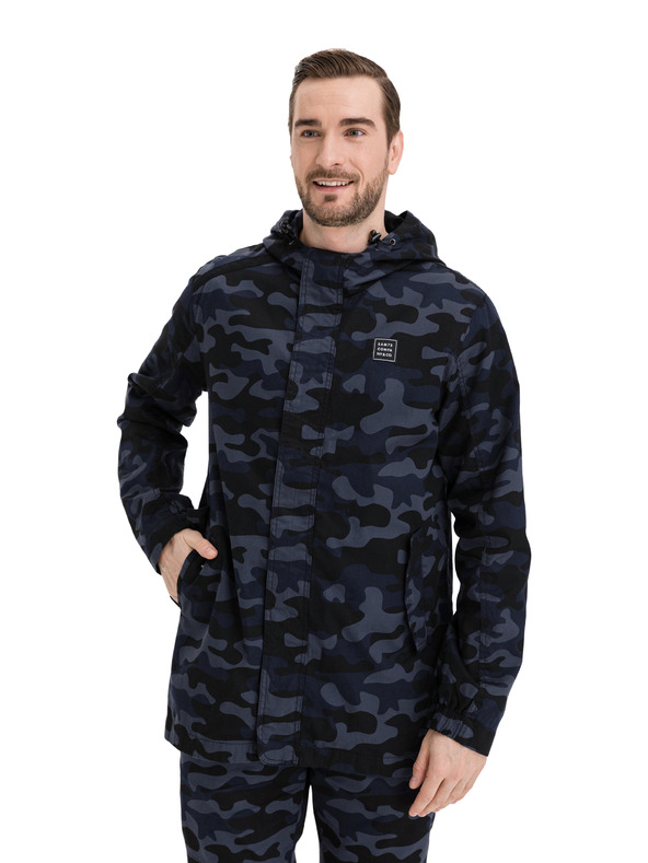 Sam 73 Tmavě modrá pánská maskáčová bunda SAM 73