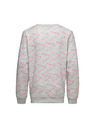 Sam 73 Světle šedá holčičí vzorovaná mikina SAM 73