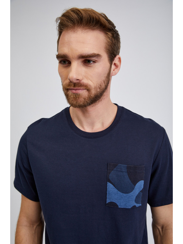 Sam 73 Tmavě modré pánské tričko SAM 73 Sean