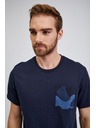 Sam 73 Tmavě modré pánské tričko SAM 73 Sean