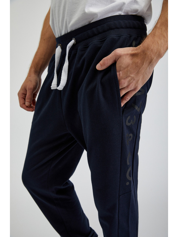 Sam 73 Tmavě modré pánské tepláky SAM73 Dio