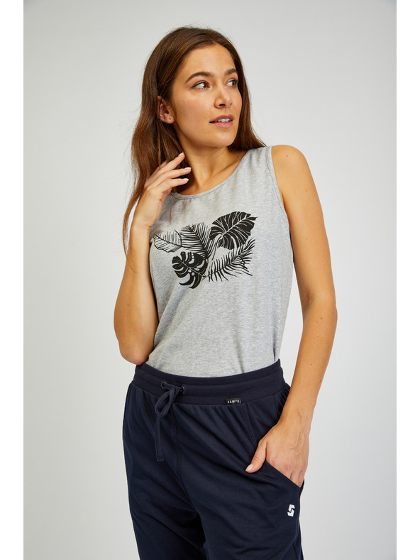 Sam 73 Tmavě modré dámské tříčtvrteční tepláky SAM73 Phoenix