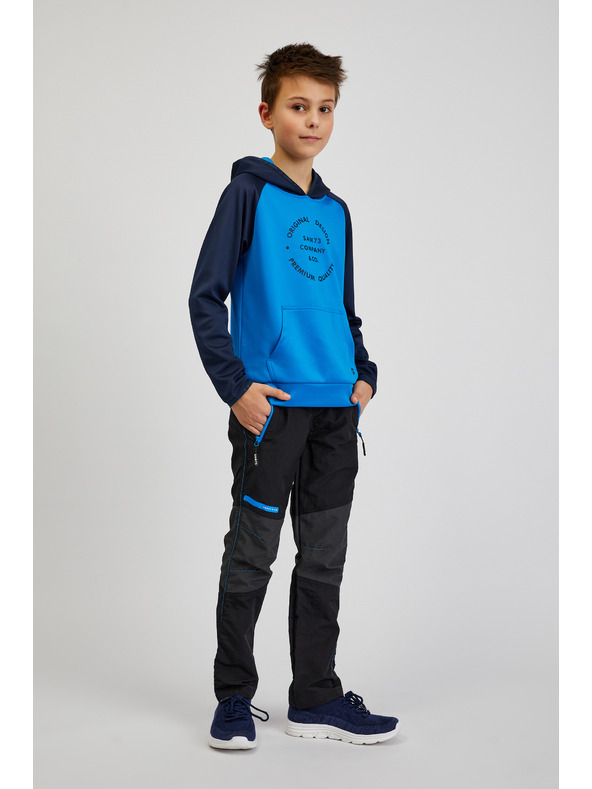 Sam 73 Modrá klučičí mikina s kapucí SAM73 Draco