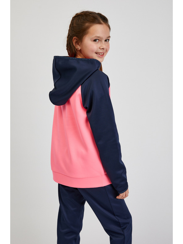 Sam 73 Modro-růžová holčičí mikina s kapucí SAM73 Draco