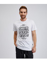 Sam 73 Bílé pánské bavlněné tričko s potiskem SAM73 Almandit