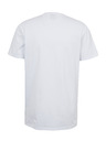 Sam 73 Bílé pánské bavlněné tričko s potiskem SAM73 Almandit