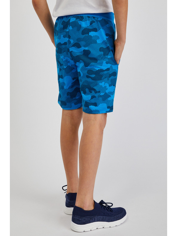 Sam 73 Modré klučičí teplákové army kraťasy SAM73 Jerem