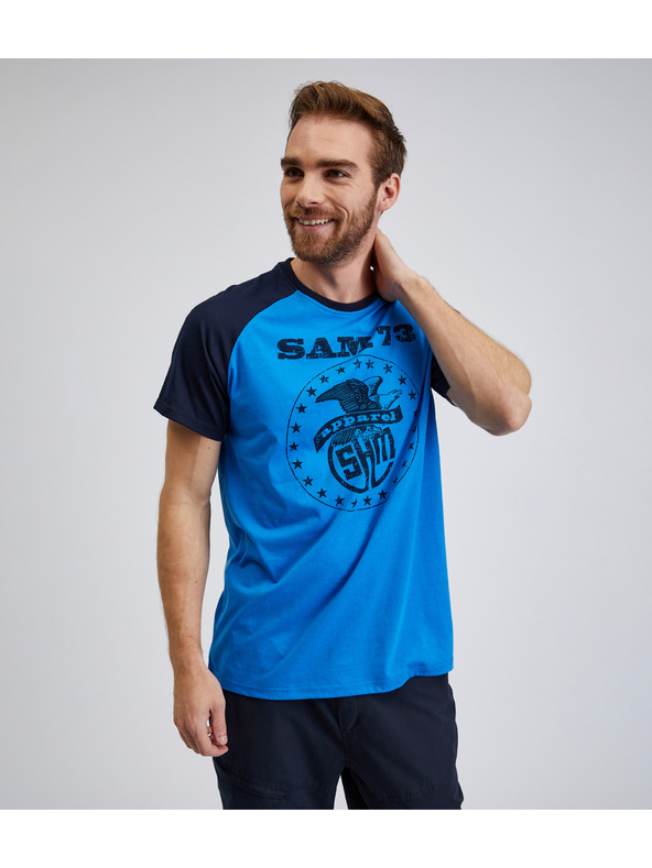 Sam 73 Modré pánské tičko SAM 73 Jordan