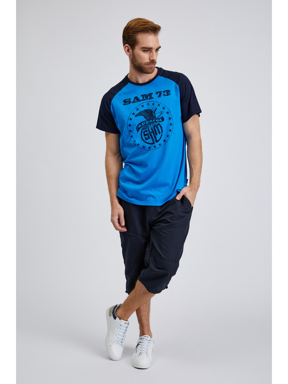 Sam 73 Modré pánské tičko SAM 73 Jordan