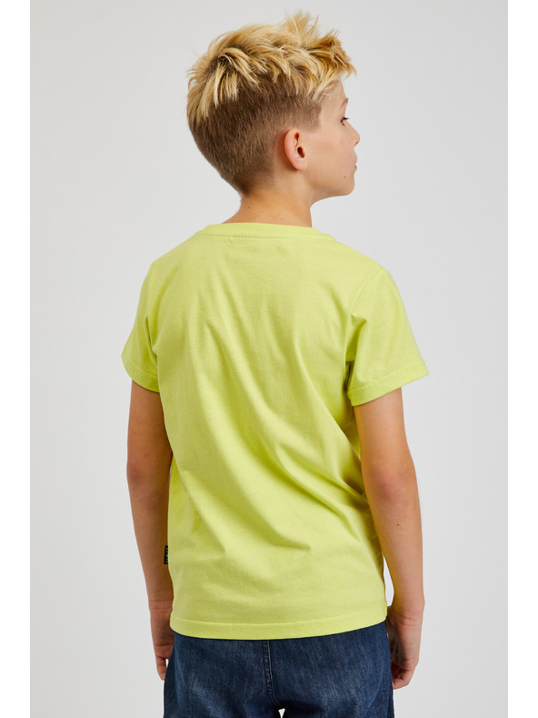 Sam 73 Žluté klučičí bavlněné tričko SAM73 Pyrop