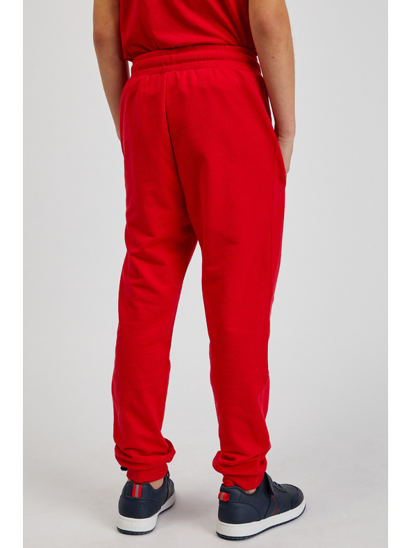 Sam 73 Červené unisex dětské tepláky SAM73 Kanz