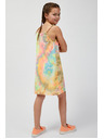 Sam 73 Zeleno-žluté holčičí vzorované letní šaty SAM73 Equuleus