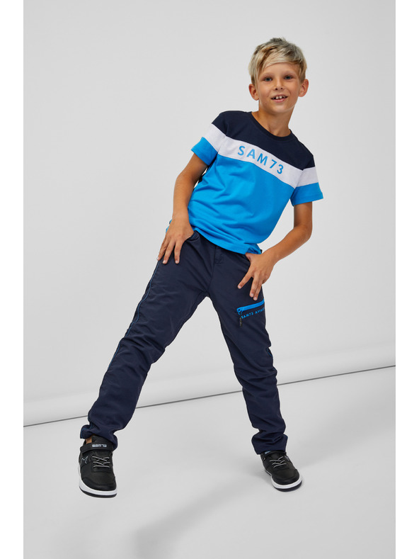 Sam 73 Modré klučičí tričko SAM 73 Kallan