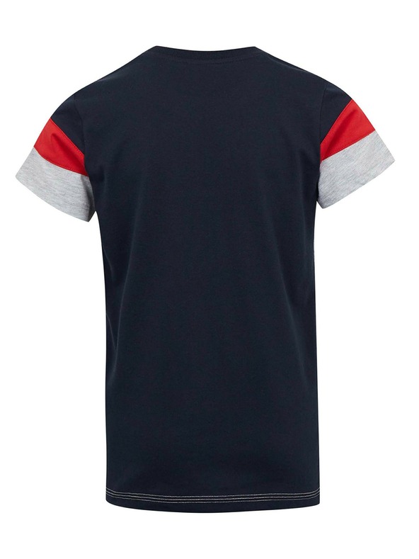 Sam 73 Modro-šedé klučičí žíhané tričko SAM 73 Kallan