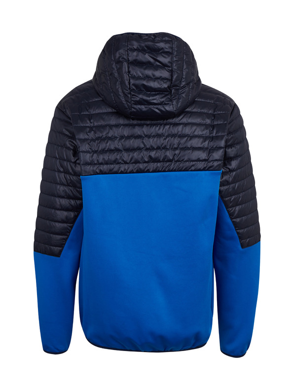 Sam 73 Černo-modrá pánská lehká prošívaná bunda SAM 73 Vader