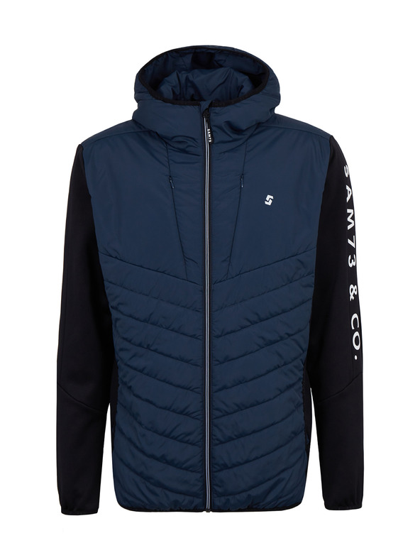 Sam 73 Tmavě modrá pánská lehká prošívaná bunda SAM 73 Travis