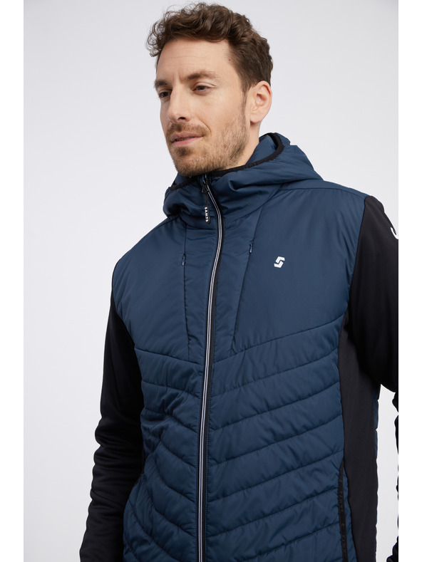 Sam 73 Tmavě modrá pánská lehká prošívaná bunda SAM 73 Travis