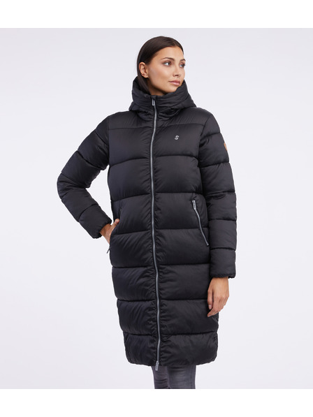 Sam 73 Černý dámský zimní prošívaný kabát SAM 73 Hedvika