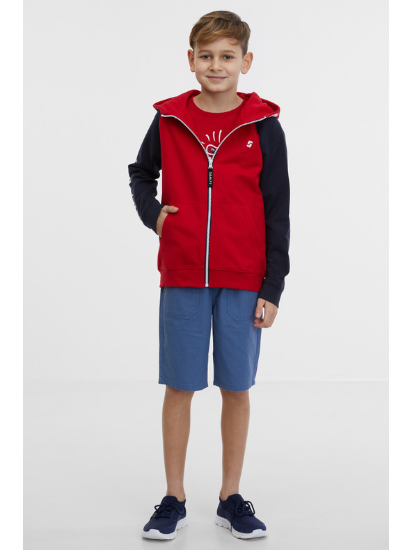 Sam 73 Černo-červená klučičí mikina SAM 73 Dále