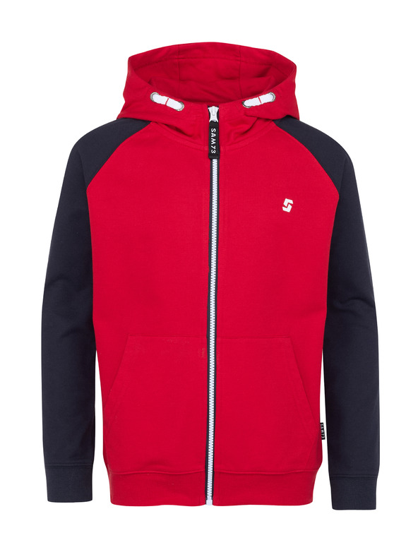 Sam 73 Černo-červená klučičí mikina SAM 73 Dále