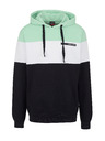 Sam 73 Zeleno-černá pánská mikina s kapucí SAM 73 Gerado