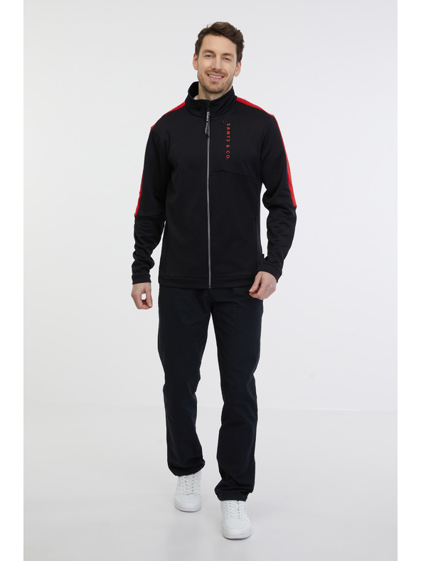 Sam 73 Černá pánská mikina na zip SAM 73 Lucas