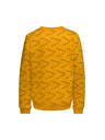 Sam 73 Hořčicová holčičí vzorovaná mikina SAM 73