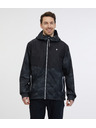 Sam 73 Černá pánská lehká vzorovaná bunda SAM 73 Antonio