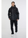 Sam 73 Černá pánská lehká vzorovaná bunda SAM 73 Antonio