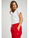 Sam 73 Červené dámské tříčtvrteční kalhoty SAM 73 Lynx