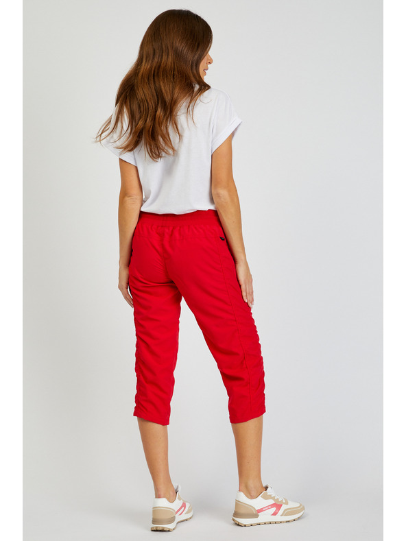 Sam 73 Červené dámské tříčtvrteční kalhoty SAM 73 Lynx