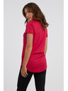 Sam 73 Tmavě růžové dámské tričko SAM 73 Doris