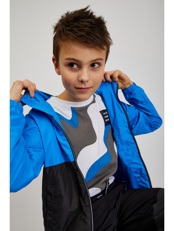 Sam 73 Černo-modrá klučičí bunda SAM73 Apus