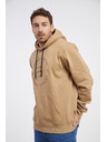 Sam 73 Světle hnědá pánská mikina s kapucí SAM 73 Albus