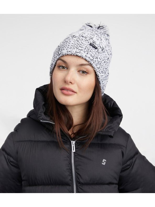 Sam 73 Bílo-černá dámská čepice SAM 73