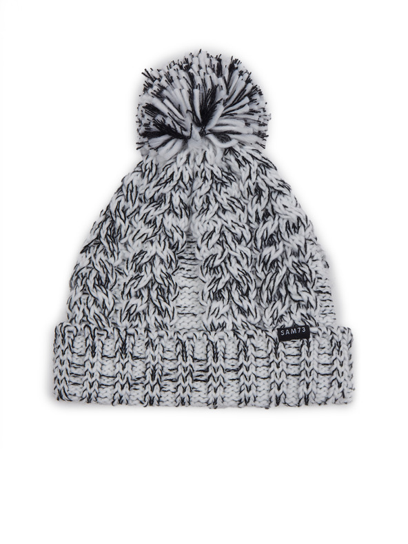 Sam 73 Bílo-černá dámská čepice SAM 73