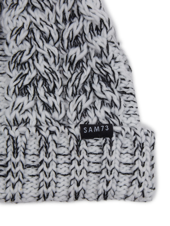 Sam 73 Bílo-černá dámská čepice SAM 73